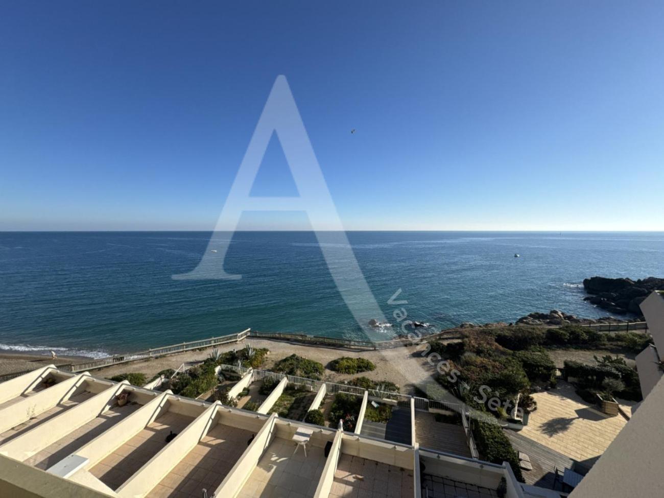 40 M², 1Ere Ligne Mer, Dernier Etage Avec Ascenseur Sete Exterior photo